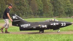 Navy (and with it u.s. Navy F9f Panther Rc Scale Turbine Model Jet Youtube