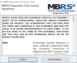 The mbrs preparation tool needs the microsoft.net framework version 3.5 service pack 1 to function. Https Www Ssm Com My Pages Services Other Services Mbrs 20pdf Mtool 20installation 20guide V1 1 Pdf
