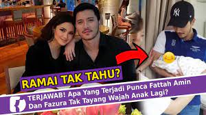 Pernikahan fattah amin dan fazura. Terjawab Apa Yang Terjadi Punca Fattah Amin Fazura Tak Tayang Wajah Anak Lagi Youtube