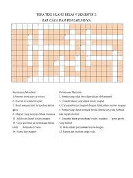 Media pembelajaran ini akan lebih menantang dan memudahkan …full description. Soal Teka Teki Materi Kelas 6 Jawabanku Id