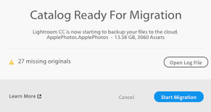 The photos you bring into lightroom are probably coming from either your camera (well, your camera's memory card), or they're already on your at the top center of the import window, you get to choose whether you want to copy the files as is (copy) or copy as dng to convert them to adobe's. Migrate Photos And Videos From Apple Photos To Lightroom