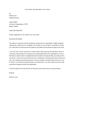 There are subtle differences between application letters and cover letters. Accountant Job Application Cover Letter Template Word Pdf