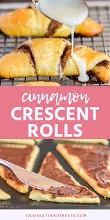 Need A Ridiculously Easy Breakfast Treat These Cinnamon Crescent Rolls Are Your Easy Breakfast Treats Breakfast Recipes Sweet Crescent Roll Breakfast Recipes