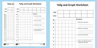 Ks1 Favourite Colour Tally And Bar Chart Worksheets