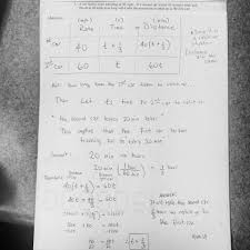 Math 60 Word Problem Distance Rate And Time To Catch Up Word Problems Basic Algebra Math