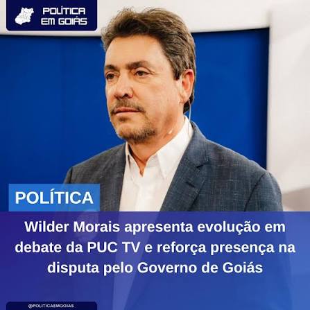 📍Taxa do Agro - O debate da PUC TV deste domingo (30) deixou um recado: a  eleição em Goiás caminha para um duelo Daniel Vilela (MDB) e Marconi  Perillo (PSDB) no segundo