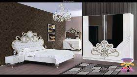 احدث تصميمات وديكورات غرف نوم مودرن رومانسية للعرسان 2021 home bed furniture