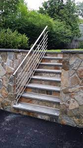 Modern Stairs Balcony Backyard Porch Patio Hand Rail Staircase Etsy In 2021 Modern Stairs Backyard Porch House With Porch