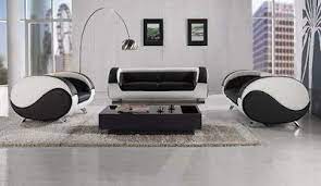 Black living room furniture sets : Black And White Sofa Set Designs For Modern Living Room Interiors 4 New Catalogue For Modern Sofa Set Design Ideas Sofa Set Designs Sofa Set White Sofa Set