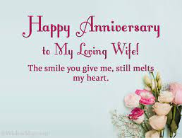 ;) for one month, at your age… something simple is probably the safest bet, perhaps a nice bunch of flowers (not roses, to cliche, pick her favorite flowers if what did you do for the 2 week anniversary? 65 Best Wedding Anniversary Wishes For Wife Wishesmsg