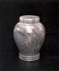 Chinese pierced porcelain urn with flowers and gold trim. Cashmere Grey Solid Marble Urn Urns For Cremation