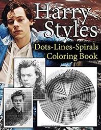 100% free coloring page of harry styles. Harry Styles Dots Lines Spirals Coloring Book New Coloring Books For All Fans Of Harry Styles With Fun Easy And Relax Coloring Books Dotted Line Harry Styles
