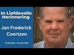 Dankdiens van Jan Frederick Coertzen