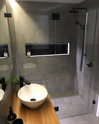 The vanity without cabinet can make a small bathroom feels much wider. Get Motivated For The Remodeling Of Your Little Shower Room With These 25 Little Washroom Remodels That Small Bathroom Bathroom Renovation Diy Bathroom Design