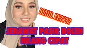 Melakukan usaha untuk menghilangkan jerawat tidak akan berhasil jika anda tidak rajin membersihkan wajah. Cara Hilangkan Jerawat Pasir Dengan Cepat Youtube