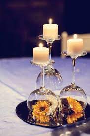 great candle idea dugun nisan dugun masasi