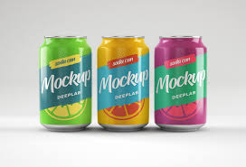 Soda Can Mockup Set In 2020 Soda Can Soda Canning