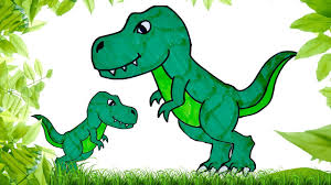For more realistic tutorials, check out these videos: How To Draw T Rex Dinosaur Step By Step Easy Drawing Kids Drawing Youtube