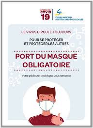 Le port du masque obligatoire partout (enfin presque), c'est maintenant ! Covid 19 Port Du Masque Chez Les Pedicures Podologues Macsf
