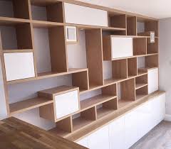 Molyneux Carpentry I Ve Finished This Bespoke Living Room Unit Made Out Of Mdf Units With A Spr Meuble Rangement Salon Meuble Blanc Et Bois Meuble Mural Salon