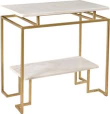 Leonie Gold Accent Table 249 99 24w X 14d X 24h Find Affordable Accent Tables For Your Home That Will Complement Marble Accent Table Coffee Table Furniture
