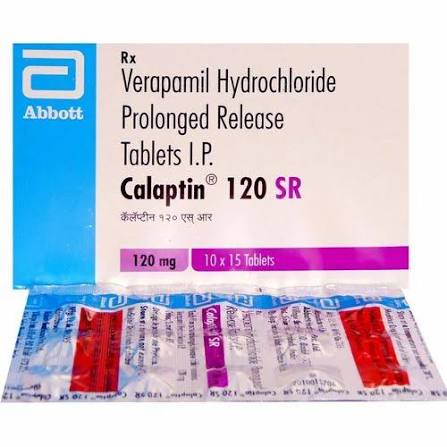 Verapamil 120 mg Tablets at ₹ 125/stripe in Nagpur | ID: 2850233644073