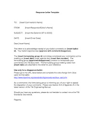 Response Letter Samples Writing Professional Letters Lettering Letter Sample No Response