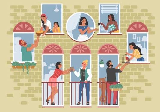 690+ Neighbors Helping Stock Illustrations, Royalty-Free Vector Graphics &  Clip Art - iStock