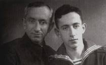 Mark Kabakov with his granddaughter Sofia Kogan and great-granddaughter  Maria