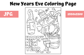 December 11, 2019 by cori george leave a comment. Coloring Page For Kids New Years Eve 4 Grafico Por Mybeautifulfiles Creative Fabrica