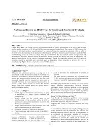 Take this free aspergers test developed by the cambridge autism research center. Pdf An Updated Review On Ipqc Tests For Sterile And Non Sterile Products