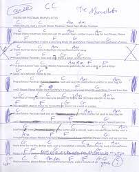 Please Mr Postman Marvellettes Guitar Chord Chart Capo 2nd Guitar Chords And Lyrics Just Lyrics Basic Guitar Lessons