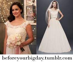 Amy Santiago Melissa Fumero S Satin Wedding Gown From Brooklyn Nine Nine Satin Wedding Gown Satin Wedding Affordable Wedding Gown
