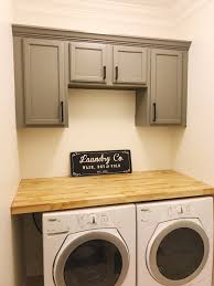 Super deal portable mini washing machine 9lbs capacity compact counter top washer mini laundry machine w/spin cycle basket and drain hose. Farmhouse Laundry Room Installing Countertop And Cabinets Orc Week 5 Gather And Flourish