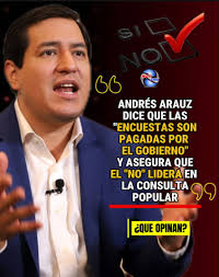 🔴🇪🇨 #ATENCIÓN 🔴 El ex candidato presidencial y actual destacado  dirigente del movimiento político Revolución Ciudadana, conocido también  como RC5, Andrés Arauz, ha lanzado una importante y contundente advertencia  pública sobre la