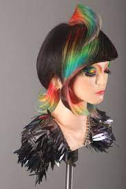 時尚剪染 作者表示她是魚 ウィッグ コンテスト ヘアメイク クリエイティブ ヘアーデザイン