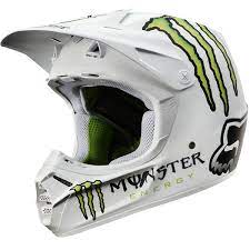 Fox Racing V3 Rc Monster Pro Helmet Motocross Gear Motorcross Bike Helmet
