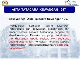 Akta tatacara kewangan 1957 q suatu akta yang diperuntukan bagi pengawalan dan pengelolaan wang awam malaysia, dan bagi acara pengakaunan serta kewangan, termasuk acara bagi pemungutan, penjagaan dan pembayaran wang awam persekutuan dan negeri dan pembelian. Jabatan Akauntan Negara Malaysia Pengurusan Perolehan Disediakan Oleh