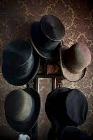 A Gentleman Always Has A Place To Hang His Hat Downton Abbey As Seen On Masterpiece Pbs Hats For Men Hats Vintage Mens Accessories