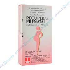 Punto Farma Recuperal Prenatal Multivitaminico Minerales Caja De 30 Capsulas Blandas