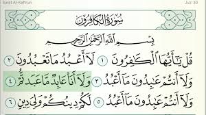 Surat ini terdiri dari enam ayat dan merupakan surat makkiyah. 109 Surat Al Kafirun Youtube