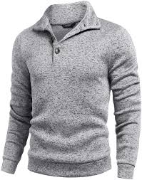 Long sleeve turtleneck sweaters designed with classic knit pattern, ribbed neck, sleeve cuffs and hem hand wash and dry flat. Coofandy Men Casual Knit Pullover Sweatshirt Slim Fit Thermal Fashion Sweater At Amazon Men S Clothing Store