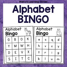 With all of the new options, it can be easy to. Alphabet Bingo Mamas Learning Corner