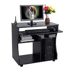 Get 5% in rewards with club o! Ebtools Computer Desk Wooden Portable Computer Trolley Desk Study Workstation Writing Desk Table With Sliding Keyboard 4 Wheels For Home Office Pc Laptop Workstation Table 31 5x 18 9 X 29 9inch Buy Online In Bahamas