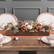 Tealight candle holders, 2pcs set cute elephant shaped with 10pcs tealight candles, dining and wedding table centerpieces for receptions or home decor, ideal for housewarming gift. Pumpkins And Leaves Crate Candle Centerpiece Kirklands