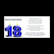 Modèles de cartes d'invitations à personnaliser et à imprimer. Invitation Anniversaire 18 Ans Bougie Bleu Gratuit A Imprimer Carte 3478
