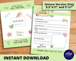 Teacher Thank You Customizable Appreciation Gift School Etsy Teacher Appreciation Cards Teacher Appreciation Printables Teacher Appreciation