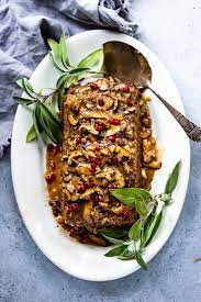 Sagey Mushroom Walnut Roast Feasting At Home Recipe Vegetable Dishes Main Dish Recipes Main Dishes
