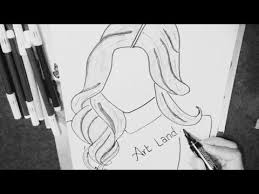 كيفية رسم شعر فتاه سهل وسريع How To Draw Girl Hair Style Youtube Girl Drawing Drawings Girl Hairstyles