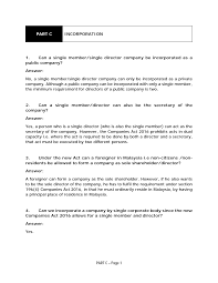(3) an association or partnership shall not be formed for the purpose of carrying on any business which has for its object the acquisition of gain by the association or partnership or the individual members thereof unless—. Https Www Sfconsulting Com My Wp Content Uploads 2020 12 Requirement Of Shareholder Pdf
